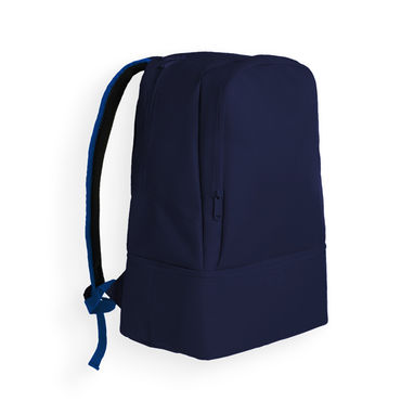 Двоколірний спортивний рюкзак з ергономічним дизайном та легким налаштуванням, колір темно-синій  розмір UNICA - BO71159055- Фото №1