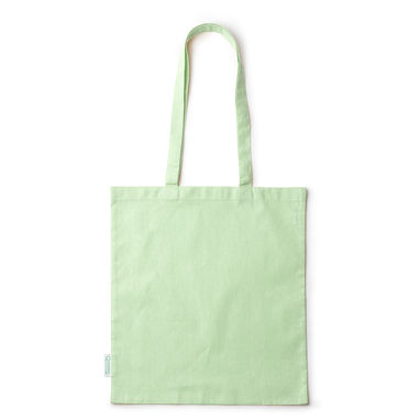 Большая сумка из 100% органического хлопка, цвет зеленый - BO7193S1264- Фото №1