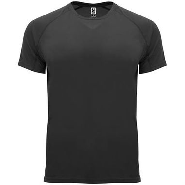 Техническая футболка с короткими рукавами реглан, цвет черный  размер 4XL - CA04070702- Фото №1