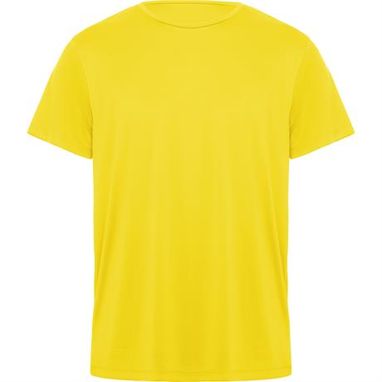 Дышащая техническая футболка с коротким рукавом, цвет желтый  размер S - CA04200103- Фото №1