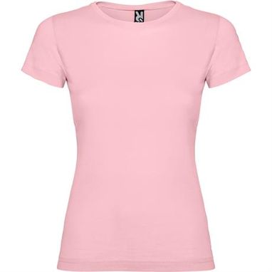 Приталенная футболка с короткими рукавами и боковыми швами, цвет светло-розовый  размер 3XL - CA66270648- Фото №1