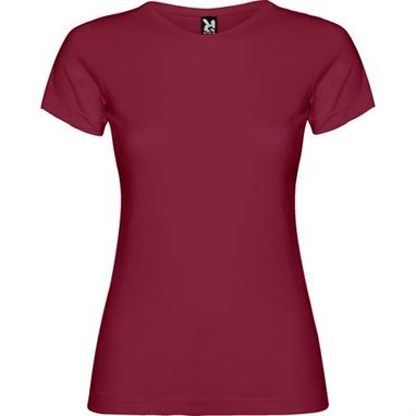 Приталенная футболка с короткими рукавами и боковыми швами, цвет гранатовый  размер 3XL - CA66270657- Фото №1