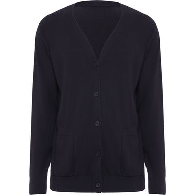 Жіноча куртка з V·подібним вирізом, колір темно-синій  розмір XL - CG84060455- Фото №1