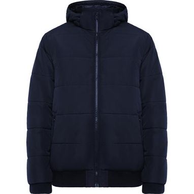 Водовідштовхувальна куртка з м'якою підкладкою, колір темно-синій  розмір S - CQ50850155- Фото №1