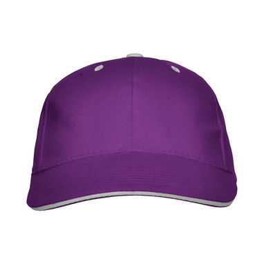 6-панельна кепка, колір пурпурний - GO70084671- Фото №1