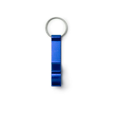 Алюминиевый брелок, цвет синий - KO4207S105- Фото №1