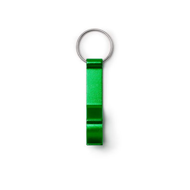 Алюмінієвий брелок, колір зелений - KO4207S1226- Фото №1