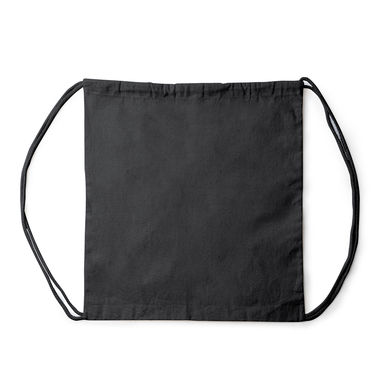 Рюкзак на мотузках, колір чорний - MO7090S102- Фото №1