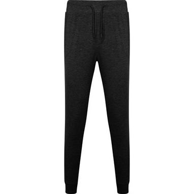 Удлиненные брюки унисекс с манжетами на штанинах, цвет пёстрый черный  размер XS - PA118100243- Фото №1