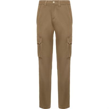 Женские удлиненные брюки с эластаном для легкости движений, цвет камель  размер 36 - PA84075485- Фото №1