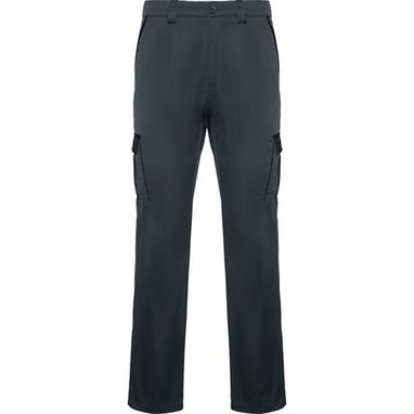Подовжені штани у двоколірній комбінації, колір свинцевий, чорний  розмір 38 - PA8408552302- Фото №1