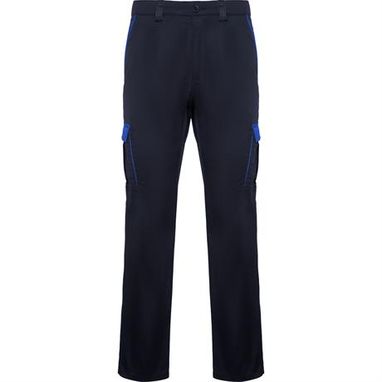Подовжені штани у двоколірній комбінації, колір темно-синій, яскраво-синій  розмір 42 - PA8408575505- Фото №1