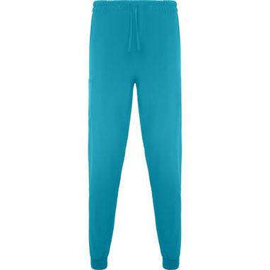 Прямые удлиненные брюки унисекс, цвет синий дунай  размер S - PA908601110- Фото №1