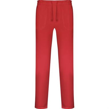 Длинные брюки унисекс прямого кроя, цвет красный  размер XS - PA90870060- Фото №1