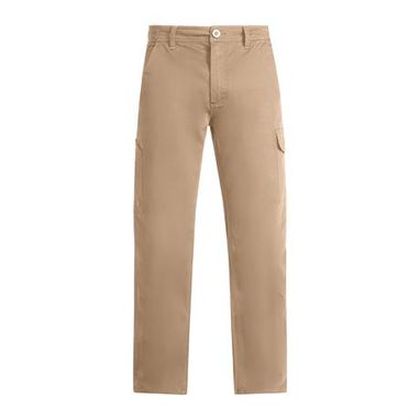 Толстые удлиненные брюки с эластаном, цвет камель  размер 38 - PA92065585- Фото №1