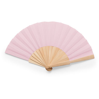 Ручной веер, цвет розовый - PF3111S148- Фото №1