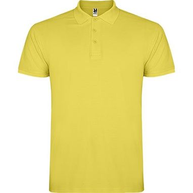Чоловіча футболка поло з короткими рукавами, колір amarillo maíz  розмір S - PO663801163- Фото №1
