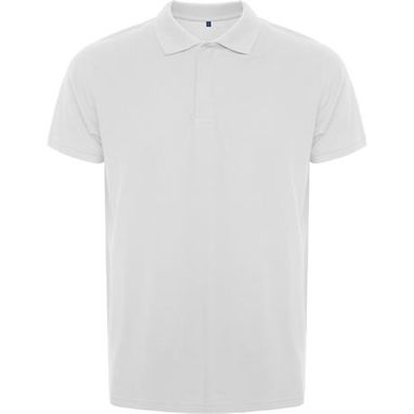 Сорочка-поло з коротким рукавом, колір білий  розмір S - PO84030101- Фото №1