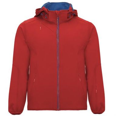 Двухслойная спортивная куртка SoftShell, цвет красный  размер XS - SS64280060- Фото №1