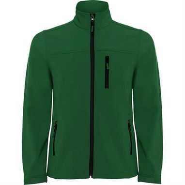 Двошарова куртка SoftShell, колір пляшковий зелений  розмір 3XL - SS64320656- Фото №1