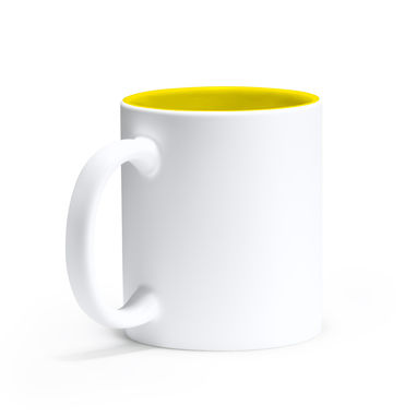 Керамическая чашка, цвет желтый - TZ3992S103- Фото №1