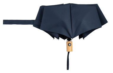 Автоматична вітрозахисна складна парасолька CALYPSO, колір темно-синій - 56-0101270- Фото №3