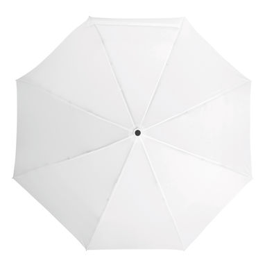 Автоматична вітрозахисна складна парасолька CALYPSO, колір білий - 56-0101272- Фото №1