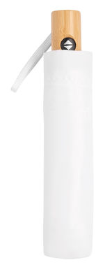 Автоматический ветрозащитный карманный зонт CALYPSO, цвет белый - 56-0101272- Фото №2