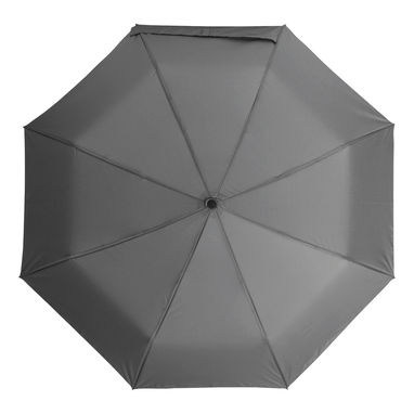 Автоматический ветрозащитный карманный зонт CALYPSO, цвет серый - 56-0101274- Фото №1