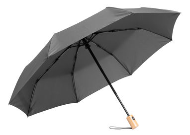 Автоматична вітрозахисна складна парасолька CALYPSO, колір сірий - 56-0101274- Фото №4
