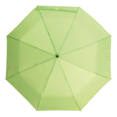 Автоматический ветрозащитный карманный зонт CALYPSO, цвет светло-зеленый - 56-0101275- Фото №1