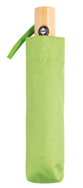 Автоматический ветрозащитный карманный зонт CALYPSO, цвет светло-зеленый - 56-0101275- Фото №2