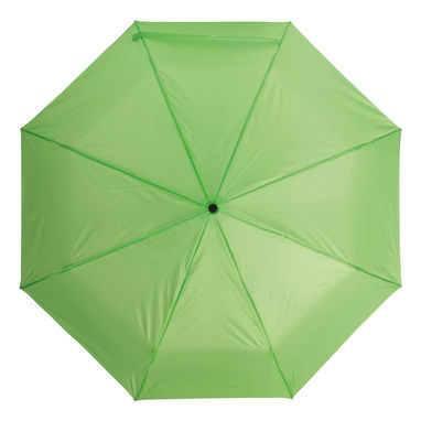 Автоматочна вітростійка складна парасолька, колір світло-зелений - 56-0101280- Фото №1