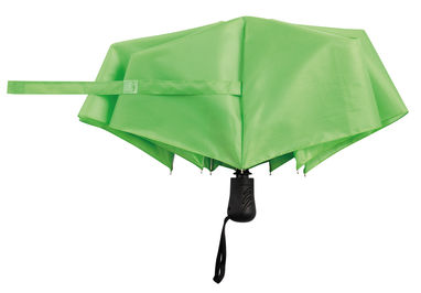 Автоматочна вітростійка складна парасолька, колір світло-зелений - 56-0101280- Фото №3
