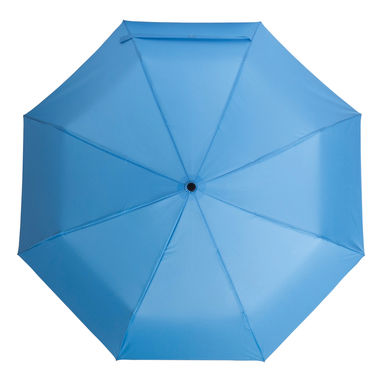 Автоматический ветроустойчивый складной зонт BORA, цвет голубой - 56-0101281- Фото №1