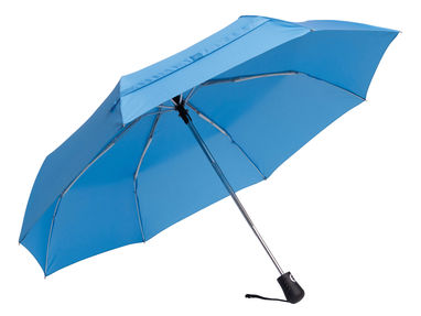 Автоматический ветроустойчивый складной зонт BORA, цвет голубой - 56-0101281- Фото №8