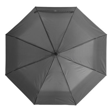 Автоматочна вітростійка складна парасолька, колір сірий - 56-0101283- Фото №1