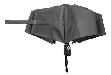 Автоматочна вітростійка складна парасолька, колір сірий - 56-0101283- Фото №3