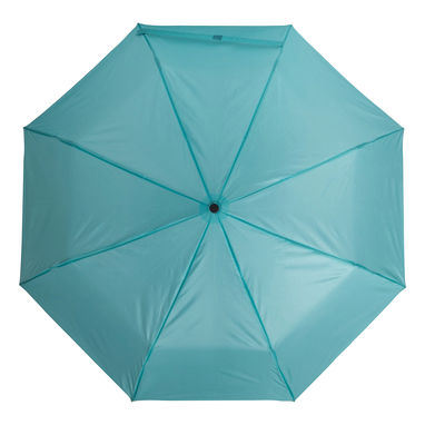 Автоматочна вітростійка складна парасолька, колір бірюзовий - 56-0101284- Фото №1