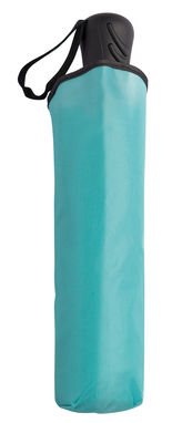 Автоматический ветроустойчивый складной зонт BORA, цвет бирюзовый - 56-0101284- Фото №2