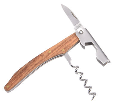 Нож для официанта OPULENT, цвет коричневый, серебряный - 56-0301155- Фото №1