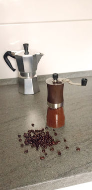 Кофемолка AROMATICALLY, цвет коричневый, серебристый, прозрачный - 56-0304459- Фото №3