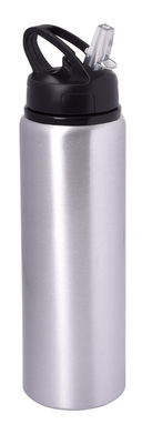 Алюминиевая бутылка для питья SPORTY TRANSIT, цвет серебряный - 56-0304591- Фото №1