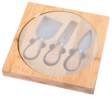 Набір ножів для сиру ORBITY, колір коричневий - 56-0307052- Фото №2