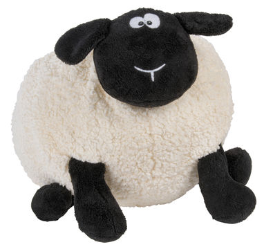 Велика плюшева овечка SAMIRA, колір чорний, білий - 56-0502623- Фото №1