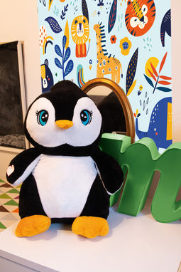 Большой плюшевый пингвин SKIPPER, цвет черный, белый - 56-0502624- Фото №4
