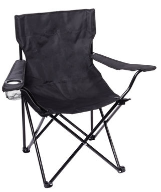 Пляжный и кемпинговый стул SUNNY DAY, цвет черный - 56-0603530- Фото №2