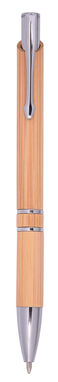 Шариковая ручка TUCSON BAMBOO, цвет коричневый, серебро - 56-1102176- Фото №1