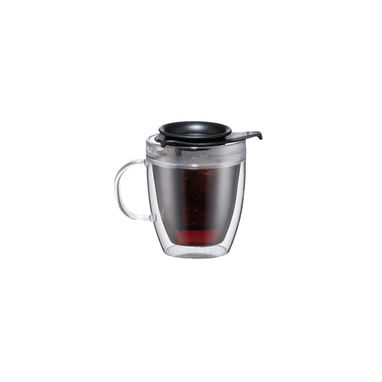 POUR OVER Фильтр для кофе и изотермическая чашка, цвет прозрачный - 34822-110- Фото №5