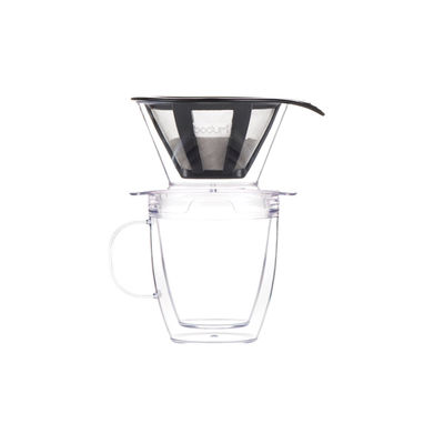 POUR OVER Фильтр для кофе и изотермическая чашка, цвет прозрачный - 34822-110- Фото №7